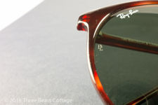 Ray-Ban USA  Bausch & Lomb Blonde Tortoise Traditionals Style C Sunglasses
