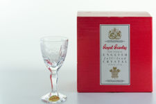 Royal Brierley "Honeysuckle" Lead Crystal Port, Sherry or Liqueur Glasses
