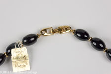 Napier Black Bead Necklace