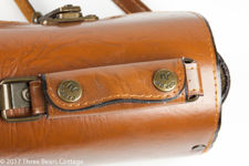 Small Leather Barrel Shoulder and Hand Bag