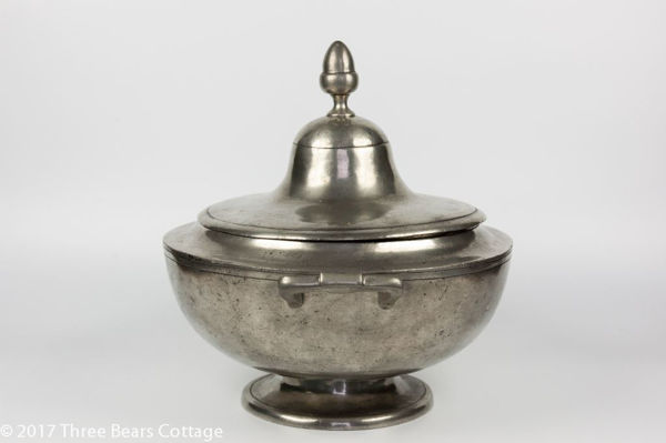 La Maison de l'Etain Pewter Tureen at 3bc Vintage Shop