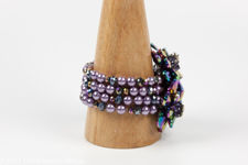 Butler & Wilson Multi Coloured Crystal Flower Bracelet