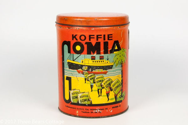 Café Gomia Belgium Coffee Tin