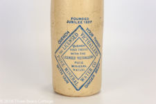 Licensed Victuallers Blue Top Ginger Beer Bottle