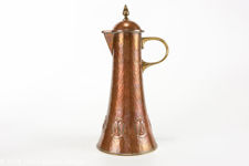 WMF Art Nouveau Copper and Brass Wine Jug