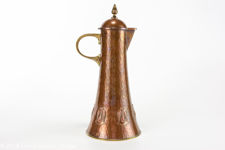 WMF Art Nouveau Copper and Brass Wine Jug