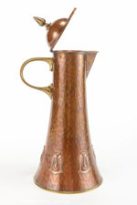 WMF Art Nouveau Copper and Brass Wine Jug