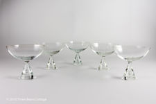 Holmegaard "Princess" Champagne Coupes