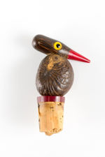 Henry Howell Dunhill YZ Tagua Nut Bird Woodpecker Bottle Stopper