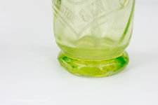 D Provoost Ghent Green Uranium Glass Siphon