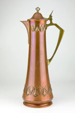 WMF Art Nouveau Jugendstil Copper & Brass Claret Jug