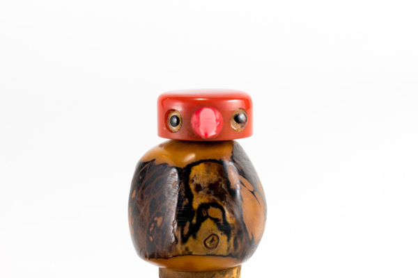 Main picture of Tagua Nut Bird Bottle Stopper With Pourer