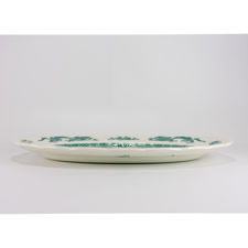 Side profile view of Booths of Staffordshire 1920s "Green Dragon" Platter