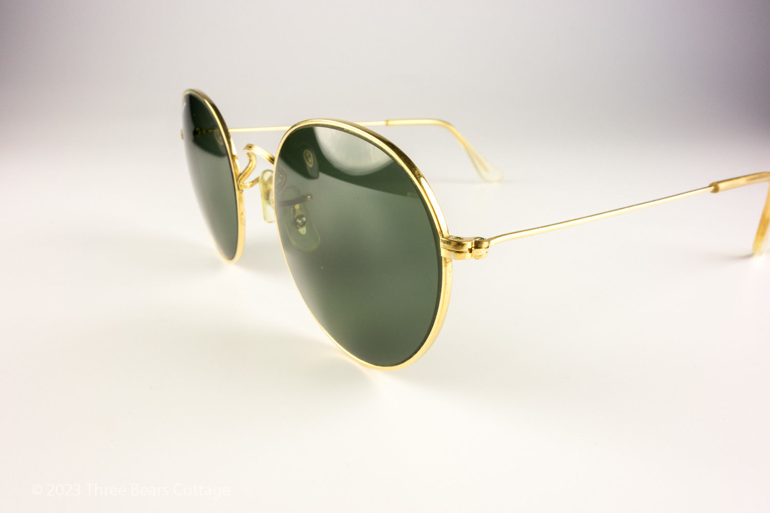 Ray-Ban USA Bausch & Lomb John Lennon Round Metal Sunglasses