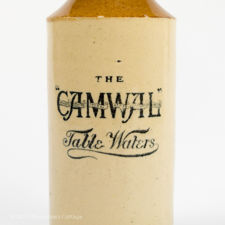 Closer front view of CAMWAL Table Waters Stoneware Bottle