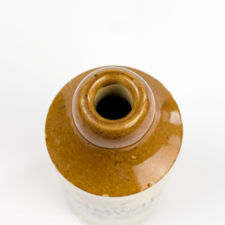 Close up top view of CAMWAL Table Waters Stoneware Bottle