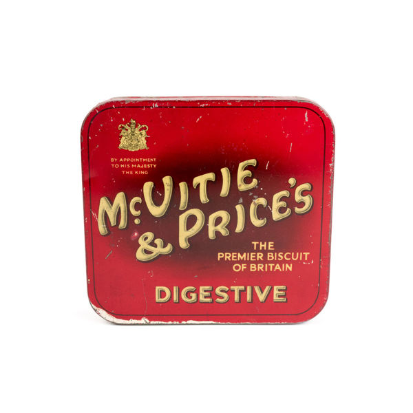 Main view of 1930s McVitie & Price's Digestive Biscuit Tin