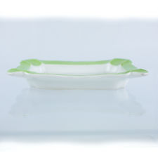 Front profile view of Haviland Limoges Porcelain Ashtray