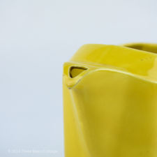 Spout close up view from this Yellow Moulin des Loups Suze Jug