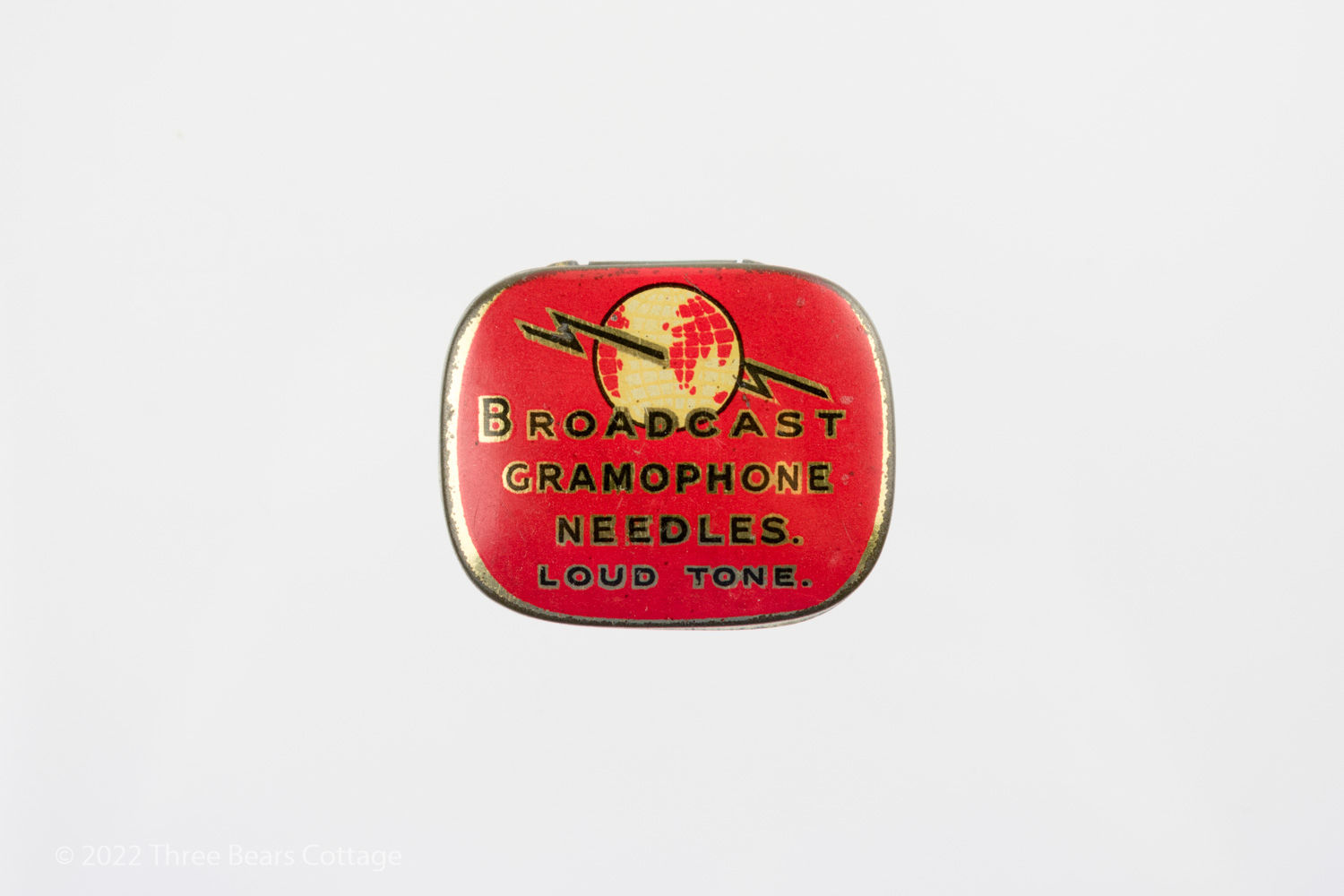 Broadcast Loud Tone Gramophone Needle Tin